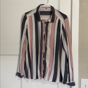 Roxy Stripe Button Down
